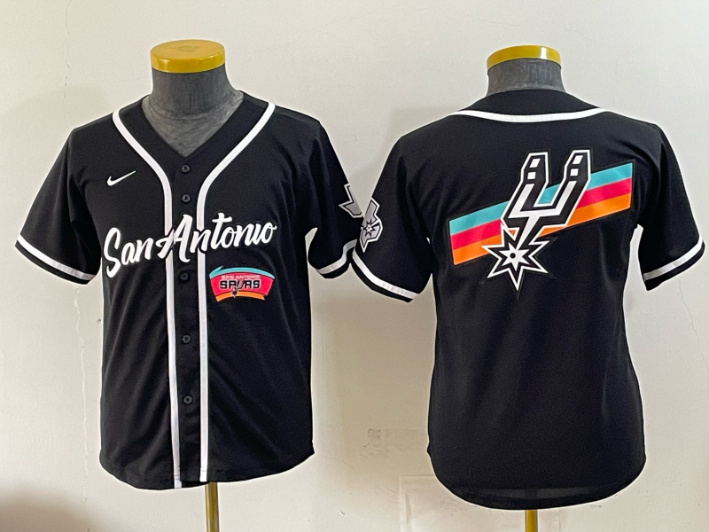 Men San Antonio Spurs blank black Nike 2026 NBA Jersey 062101->san antonio spurs->NBA Jersey